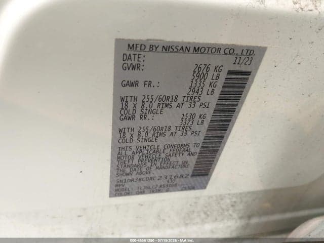 2024 NISSAN PATHFINDER SV 4WD 9