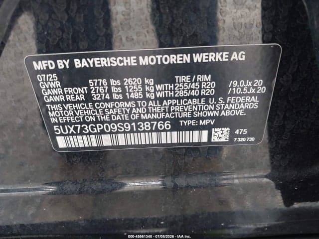 2025 BMW X3 M50 XDRIVE 9