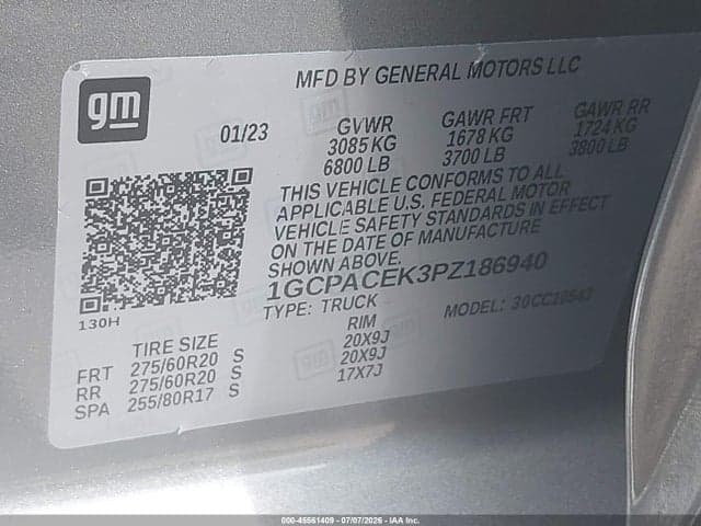 2023 CHEVROLET SILVERADO 1500 2WD SHORT BED LT 9