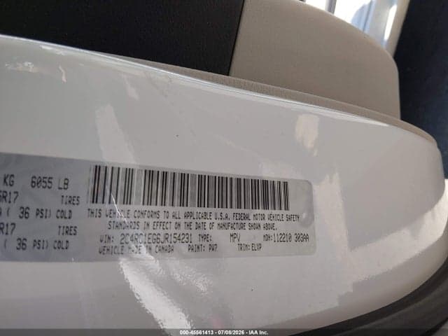 2018 CHRYSLER PACIFICA TOURING L PLUS 9