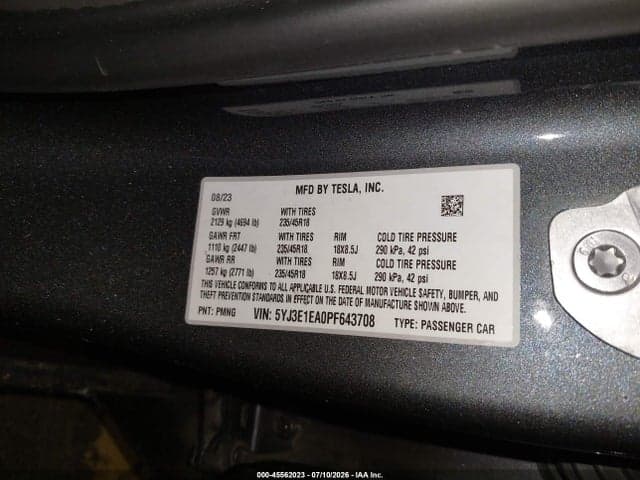 2023 TESLA MODEL 3 REAR-WHEEL DRIVE 9