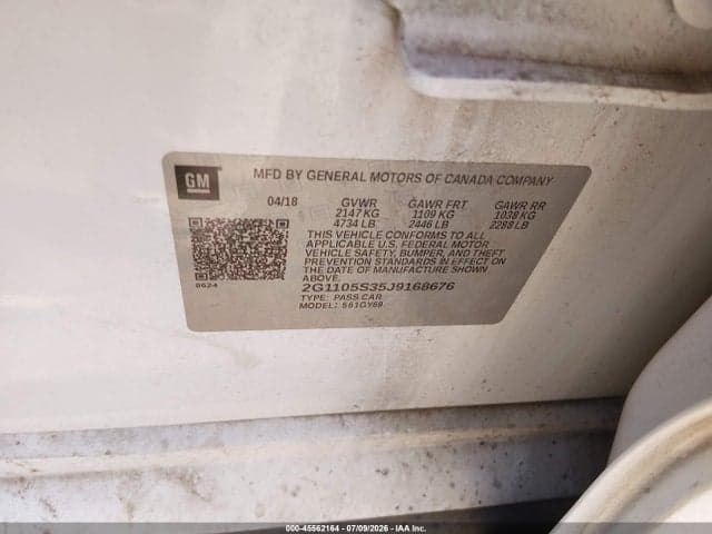 2018 CHEVROLET IMPALA 1LT 9