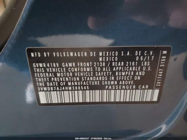 2017 VOLKSWAGEN JETTA 1.4T SE 9