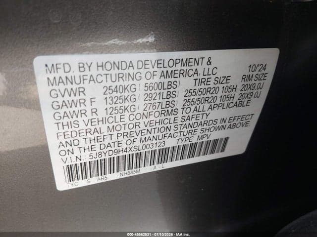 2025 ACURA MDX TECHNOLOGY PACKAGE 9
