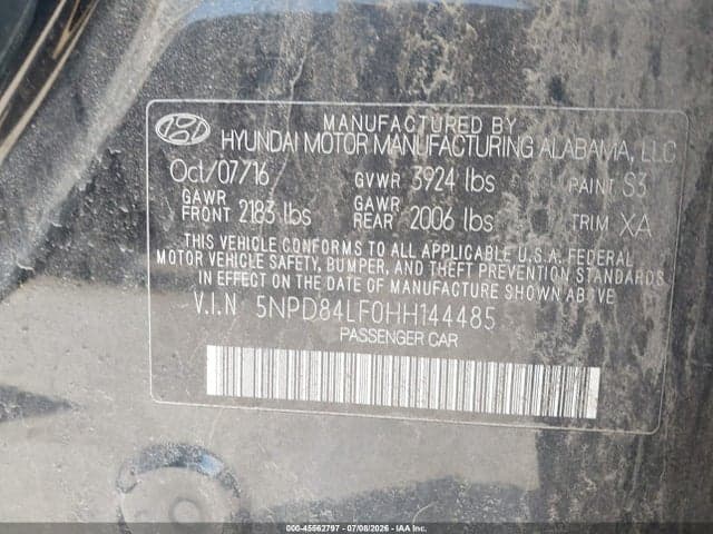 2017 HYUNDAI ELANTRA VALUE EDITION 9