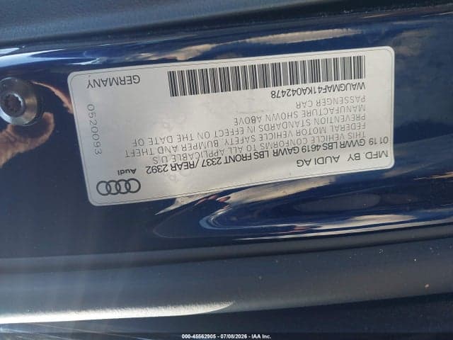 2019 AUDI A4 40 PREMIUM 9