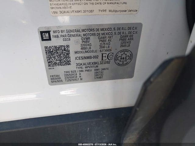 2019 GMC TERRAIN SLT 9