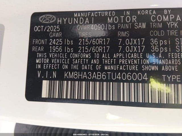 2026 HYUNDAI KONA SE 9