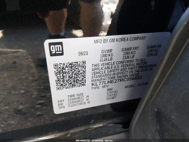 2024 CHEVROLET TRAX FWD LT 9