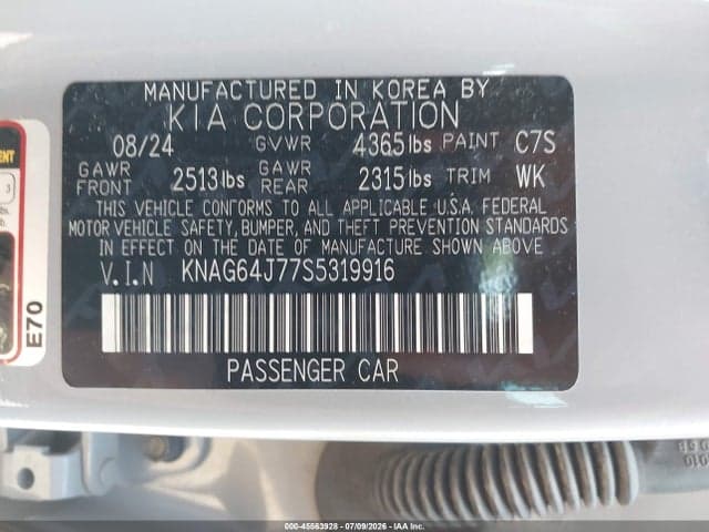 2025 KIA K5 GT-LINE 9