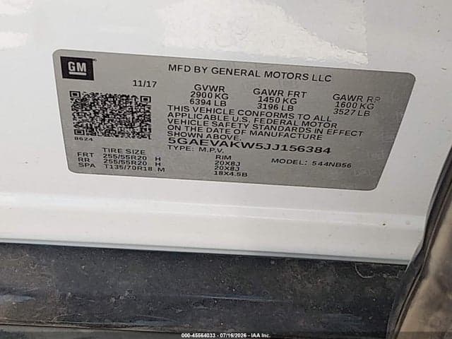 2018 BUICK ENCLAVE ESSENCE 9