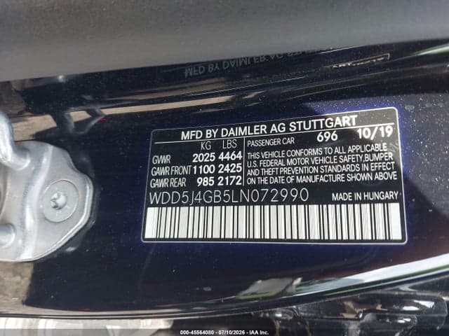 2020 MERCEDES-BENZ CLA 250 9