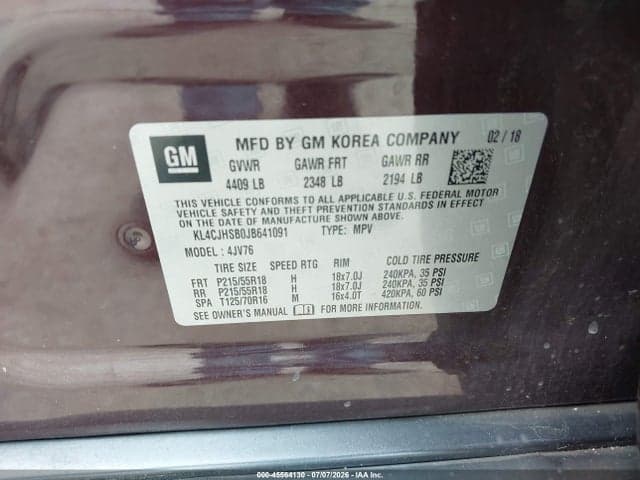 2018 BUICK ENCORE PREMIUM 9