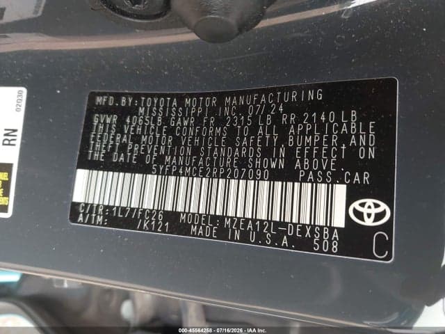 2024 TOYOTA COROLLA SE 9