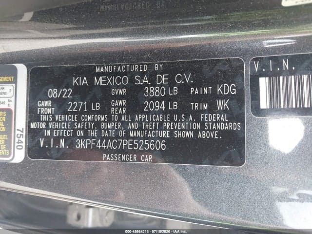 2023 KIA FORTE GT MANUAL 9