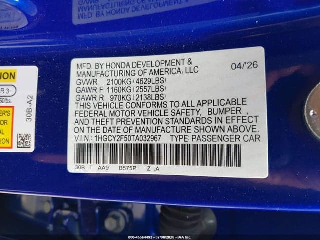 2026 HONDA ACCORD HYBRID SPORT 9