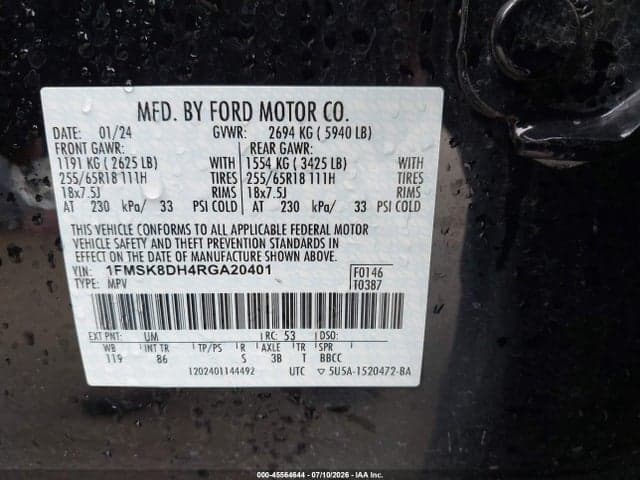 2024 FORD EXPLORER XLT 9