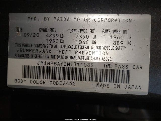 2021 MAZDA MAZDA3 2.5 TURBO 9