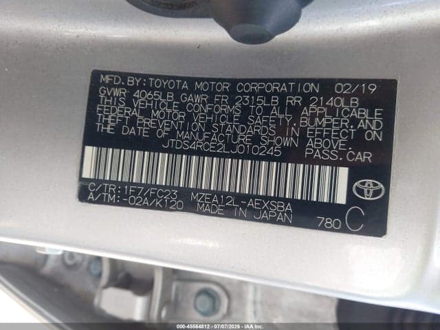 2020 TOYOTA COROLLA SE 9
