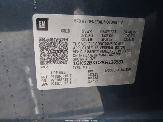 2019 GMC YUKON SLT 9