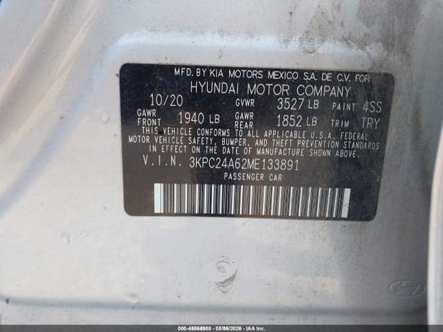 2021 HYUNDAI ACCENT SEL 9