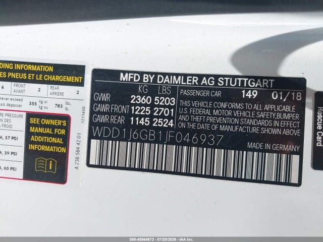 2018 MERCEDES-BENZ E 400 4MATIC 9