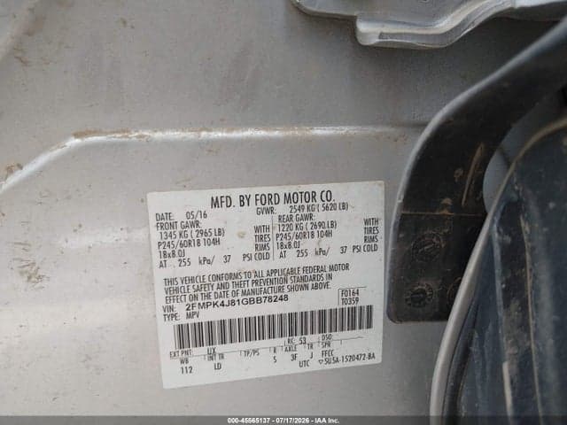 2016 FORD EDGE SEL 9