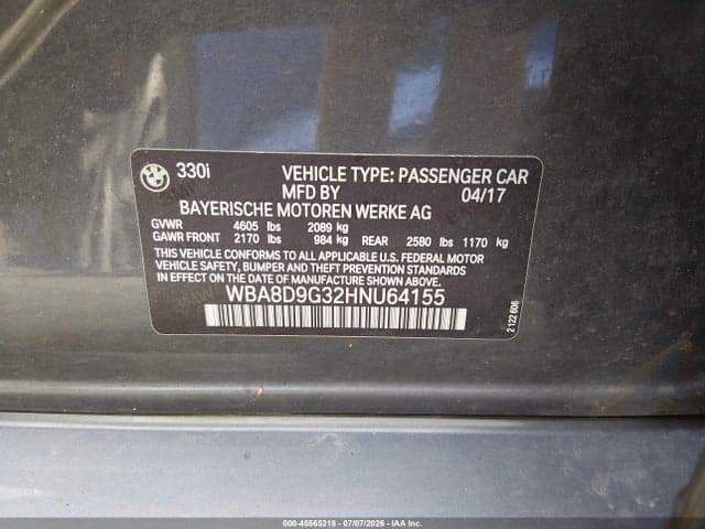 2017 BMW 330I XDRIVE 9