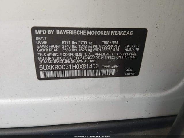 2017 BMW X5 XDRIVE35I 9