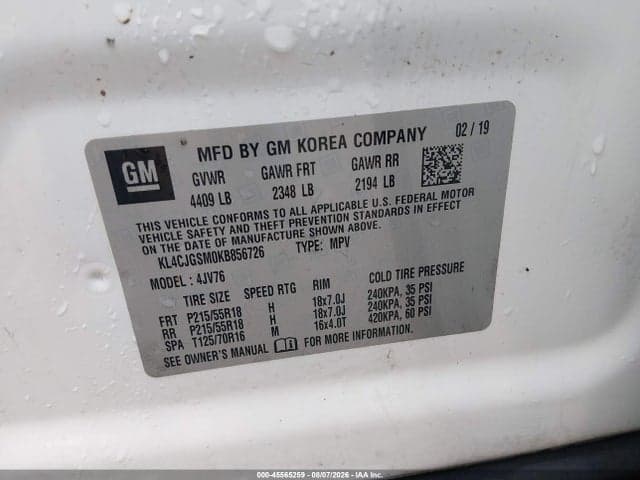 2019 BUICK ENCORE AWD ESSENCE 9