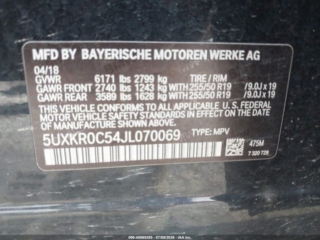 2018 BMW X5 XDRIVE35I 9