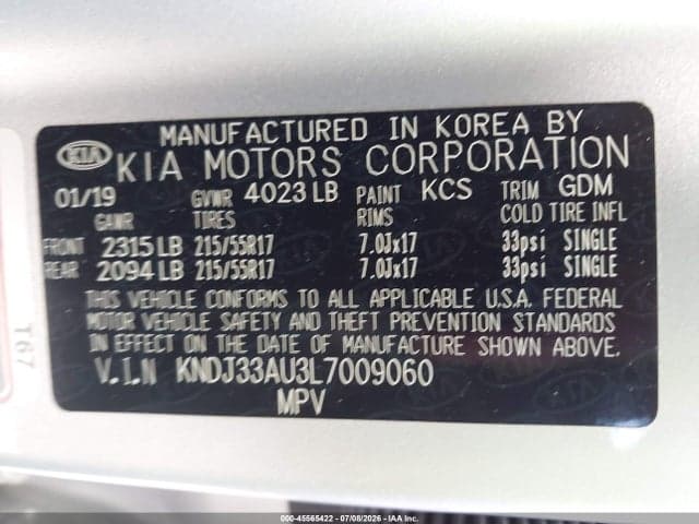 2020 KIA SOUL EX 9