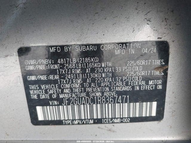 2024 SUBARU CROSSTREK PREMIUM 9