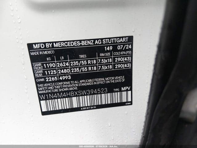 2025 MERCEDES-BENZ GLB 250 4MATIC 9