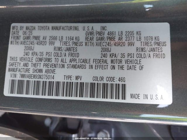 2025 MAZDA CX-50 2.5 S PREMIUM PLUS PACKAGE 9