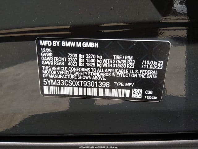 2026 BMW XM LABEL 9