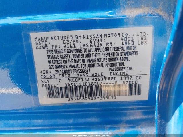 2024 NISSAN SENTRA SR XTRONIC CVT 9