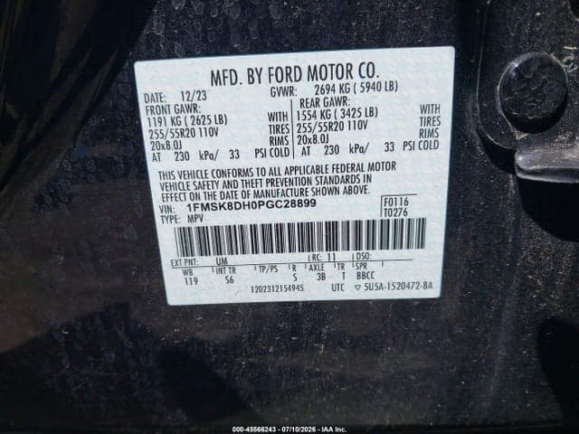 2023 FORD EXPLORER XLT 9