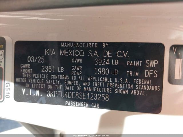 2025 KIA K4 EX 9