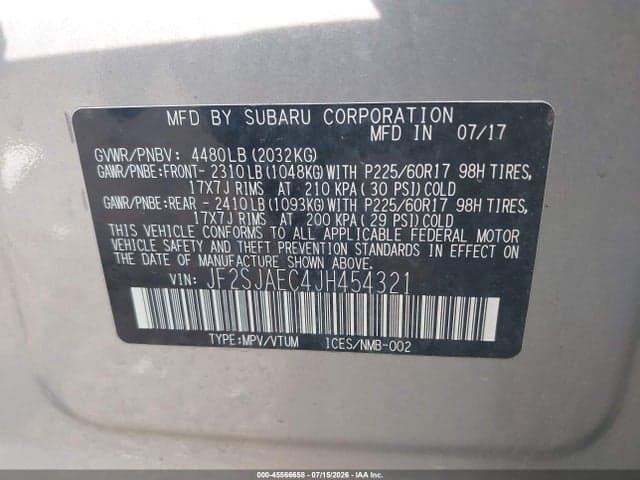 2018 SUBARU FORESTER 2.5I PREMIUM 9