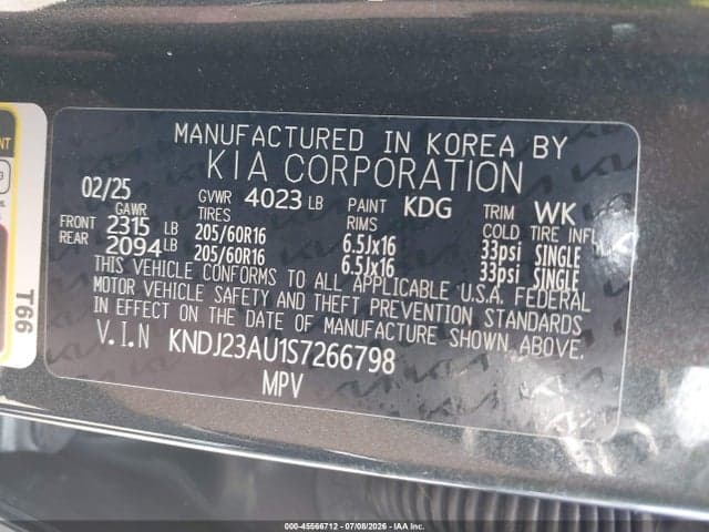2025 KIA SOUL LX 9