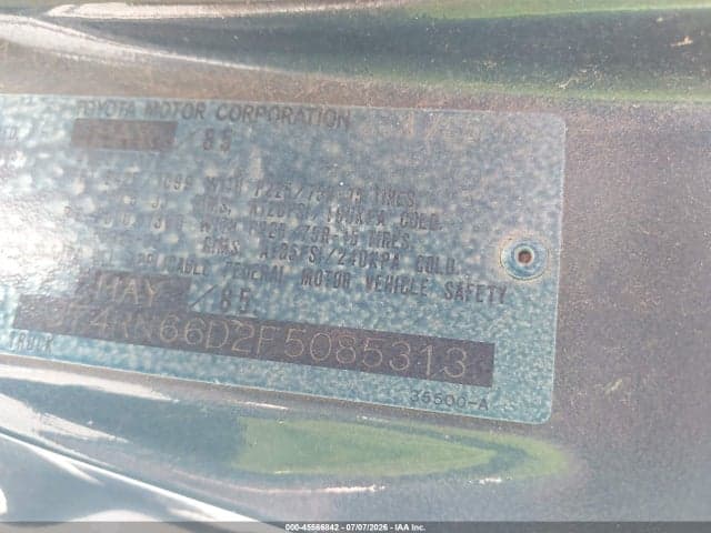 1985 TOYOTA PICKUP XTRACAB RN66 DLX 10