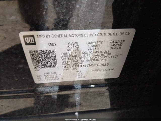 2022 CHEVROLET BLAZER FWD 2LT 9