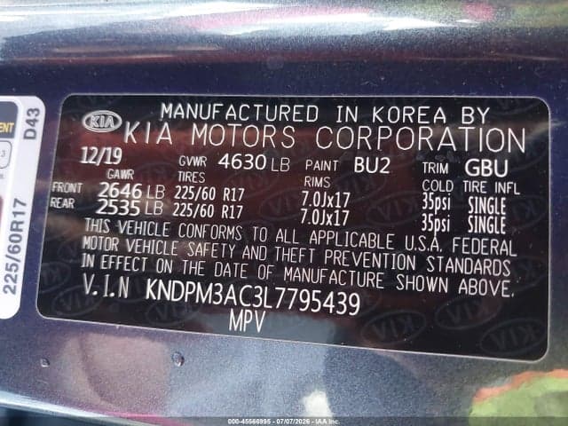 2020 KIA SPORTAGE LX 9