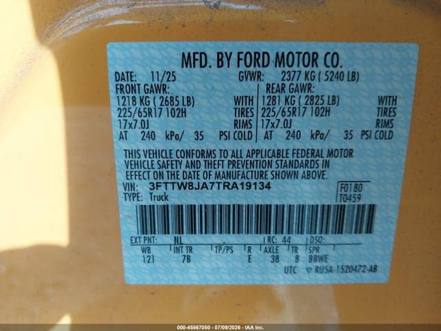 2026 FORD MAVERICK XLT 9