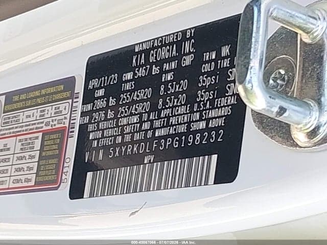 2023 KIA SORENTO SX 9
