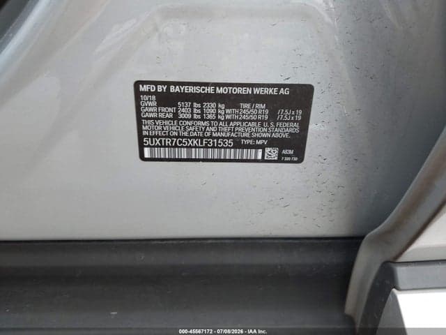 2019 BMW X3 SDRIVE30I 9