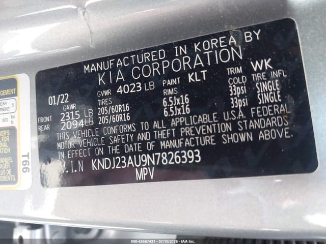 2022 KIA SOUL LX 9