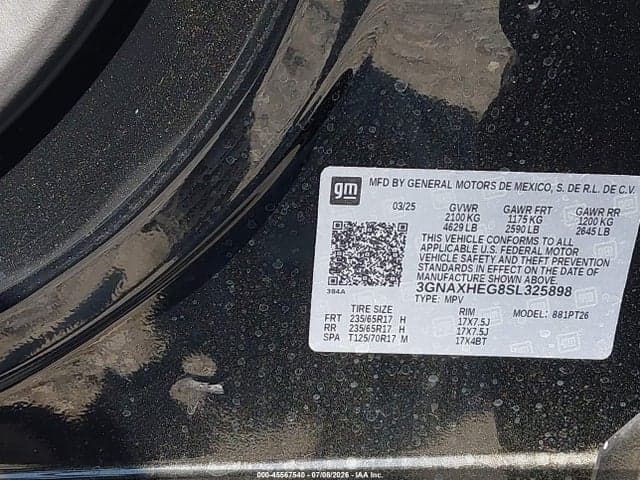 2025 CHEVROLET EQUINOX FWD LT 9