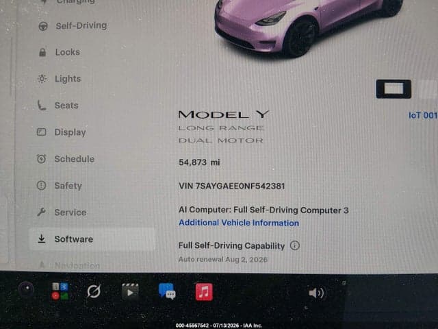 2022 TESLA MODEL Y LONG RANGE DUAL MOTOR ALL-WHEEL DRIVE 7
